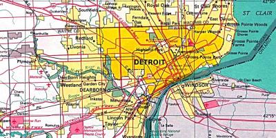 Карті Детройта