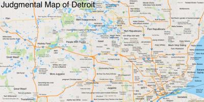 Засуджувати карті Детройта